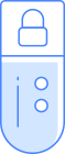 USB flash drive encryption icon
