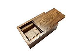 Square Wood Box 1